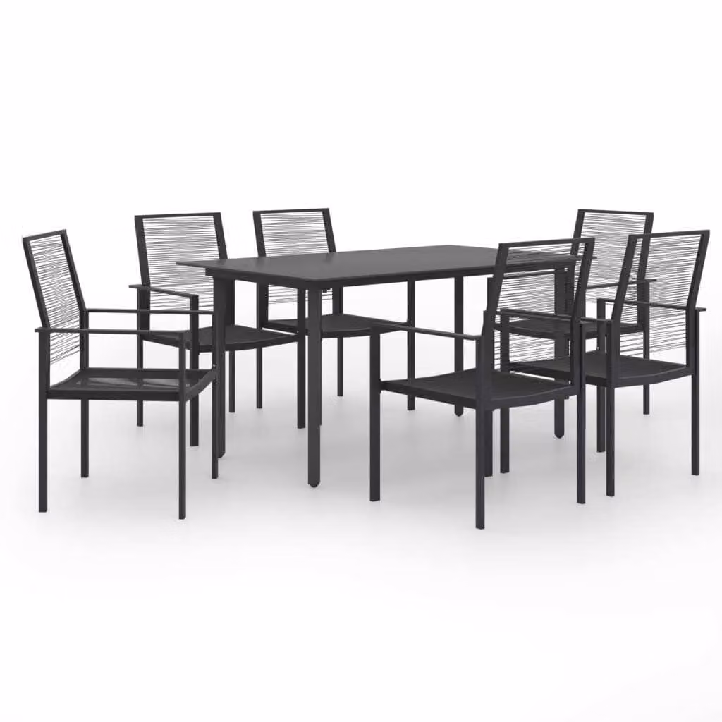 Maison Exclusive - Set da pranzo da giardino da 7 pezzi