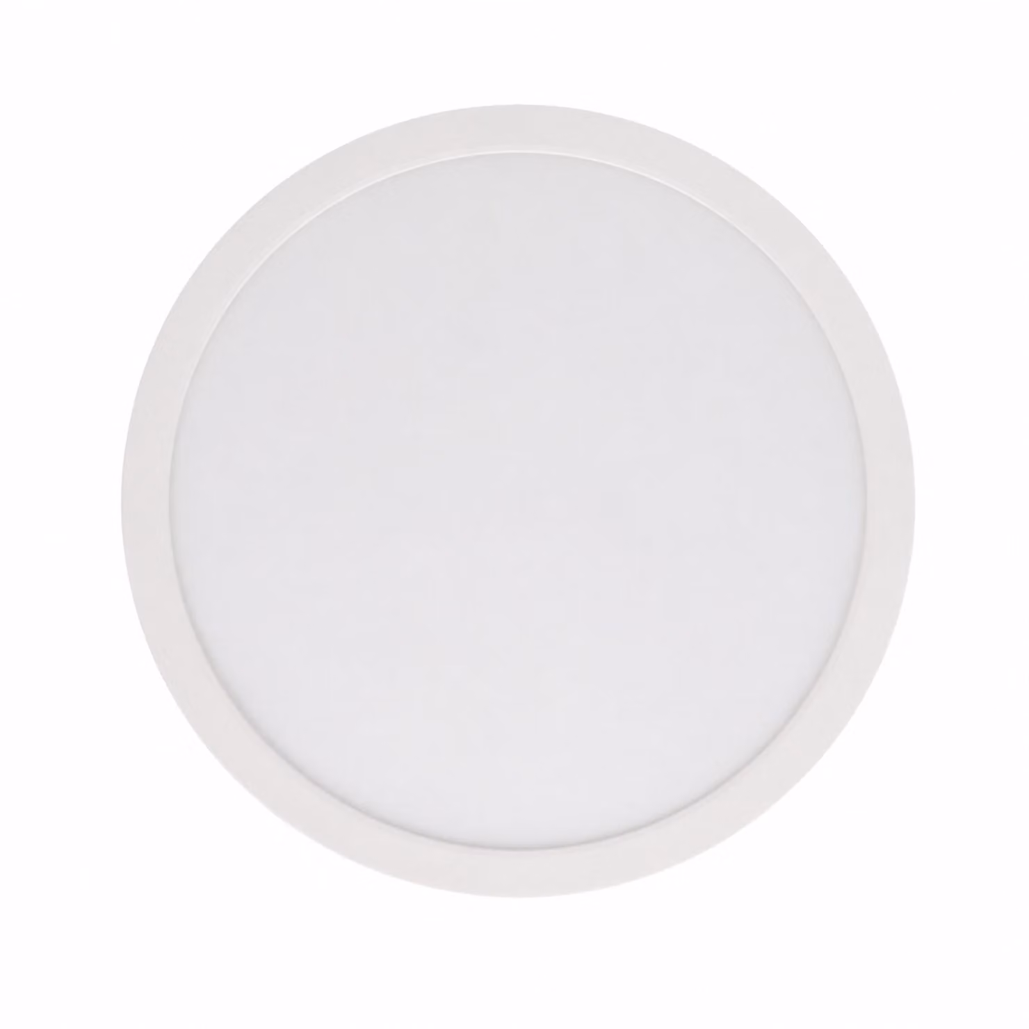 Plafoniera LED rotonda Ø300 mm 24W IP44 da incasso/incasso bianco, CCT 3000K--4000K-6000K, taglio regolabile Ø65-270 mm, design ultrasottile 17 mm.