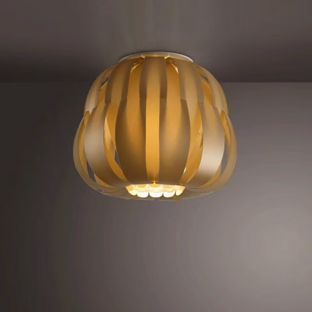 Plafoniera New Gold IPERBRIKO colore oro/ottone L: 29 cm, H: 23 cm