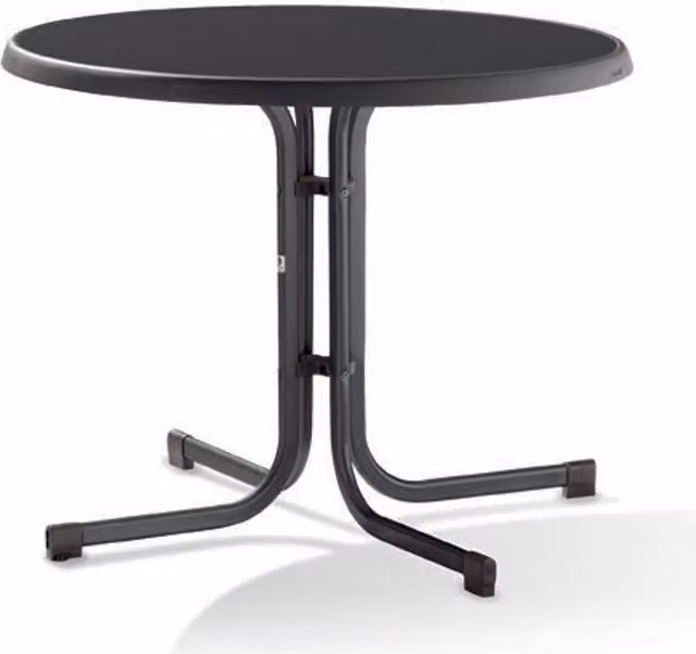SIEGER 209/G tavolo 86 cm grigio ferro grigio (struttura Boulev.)