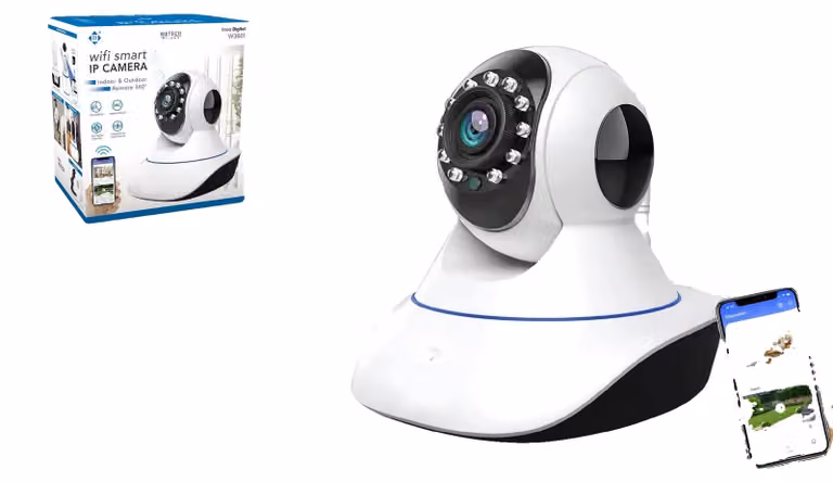 Telecamera di sicurezza, 1080P HD, con rilevamento del movimento, modello W3601