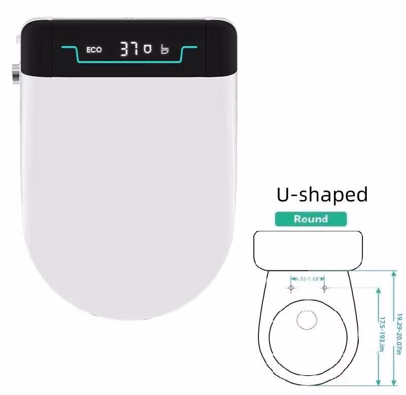 Copertura per WC con funzione bidet – Modello L9-U – Apertura/chiusura automatica – Sedile riscaldato ed a basso consumo energetico – Acqua calda istantanea – Asciugatura ad aria – Telecomando – Ugello autopulente