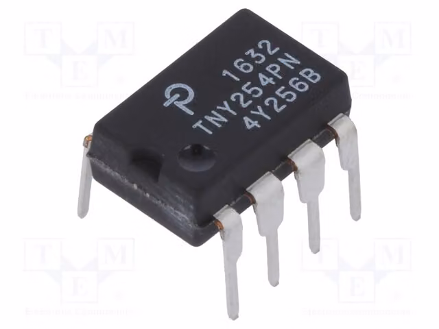 1x Alimentatore: 85÷265V AC/DC, SMPS, package DIP8, 4W, TNY254PN, regolatore di tensione - circuiti DC/DC
