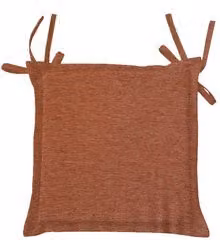 Cuscino seduta Olibò in misto cotone colore arancione sfoderabile L/P/H: 42 x 42 x 4 cm