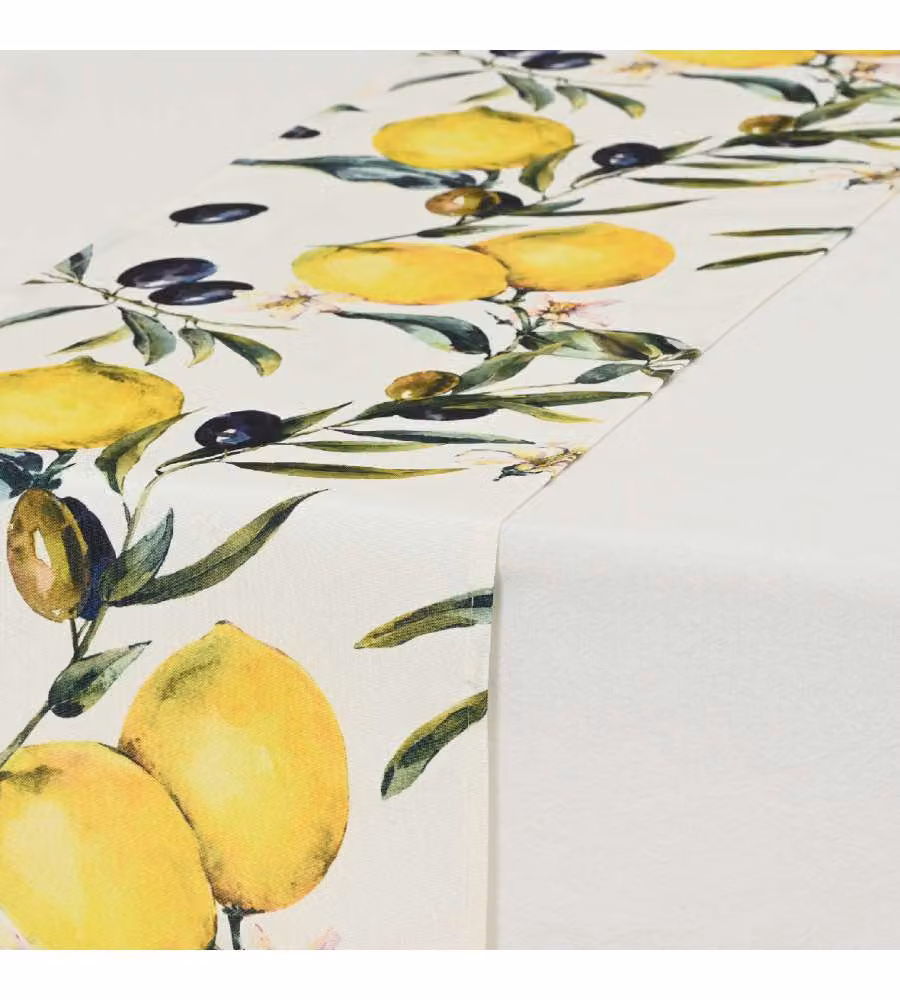 Runner da tavolo Deco Limoni