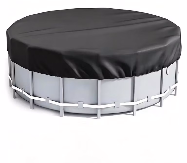 Copertura per piscina, forma circolare, diametro di circa 243 cm, realizzata in tessuto Oxford, pieghevole