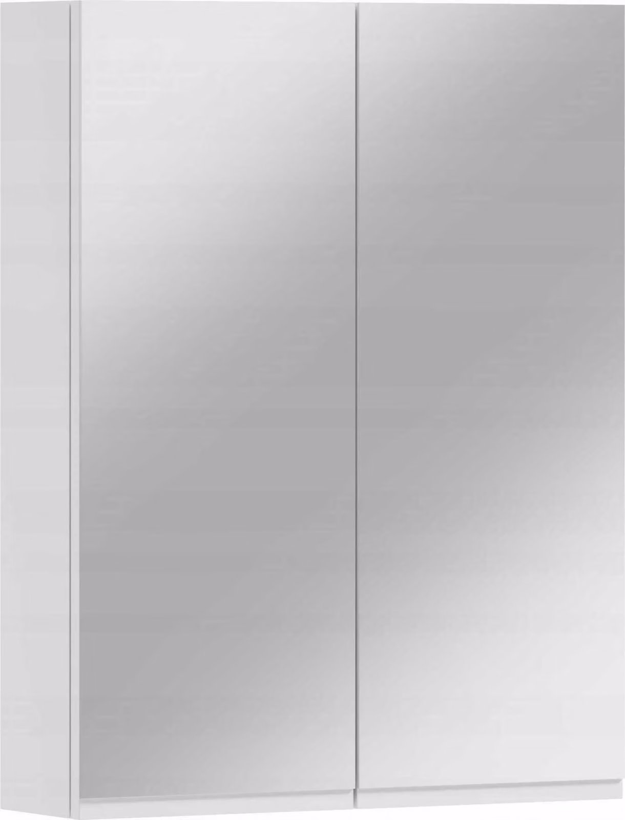ADK Möbel - Mobile bagno sospeso - con specchio Antico 60 - 78x60x17 cm - bianco