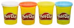Pasta modellabile Play-Doh Assortita Multicolore, 4 confezioni da 112 g ciascuna, Hasbro B5517EU4