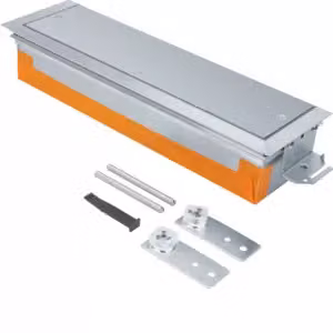 Hager BKWE400080, Tappo terminale, Zama, Acciaio, Zincato, EN50085-2-2, 400 mm