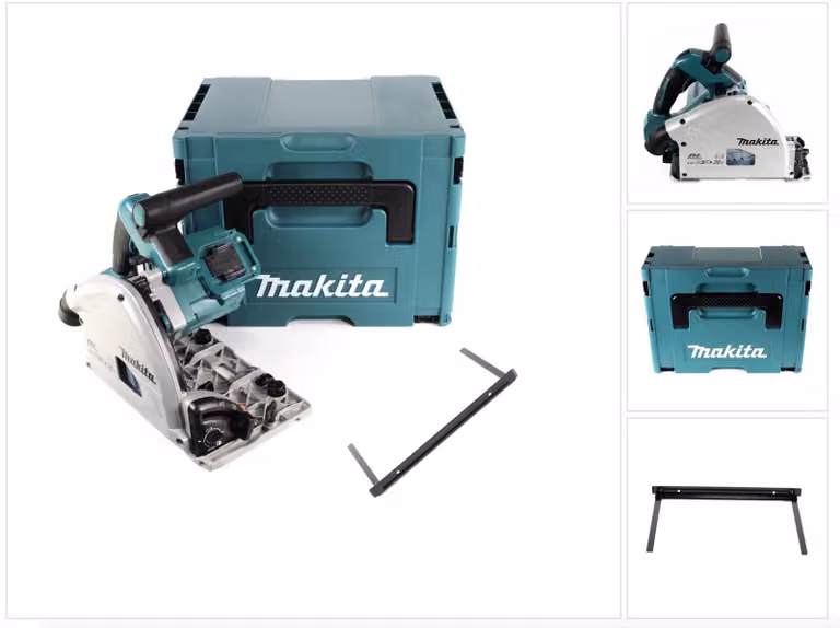 Sega a tuffo a batteria Makita DSP 600 ZJ 36V (2x 18V) senza spazzole + lama di taglio ( 165447-6 ) + Makpac - senza batteria, senza caricabatterie