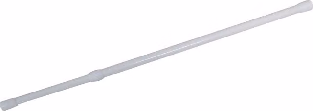 Set di 20 stanghette a molla Olympia in plastica bianca, lunghezza regolabile da 100 a 150 cm
