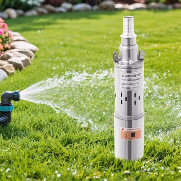 Pompa sommergibile resistente alla corrosione da 180W, con un'altezza di sollevamento di 30 metri, ideale per l'uso in giardino e in agricoltura