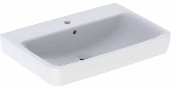 Geberit Renova Plan, lavabo à poser, 70x48 cm, 1 trou pour robinet, avec trop-plein, 501724, 501.724.00.1, 501.724.00.1