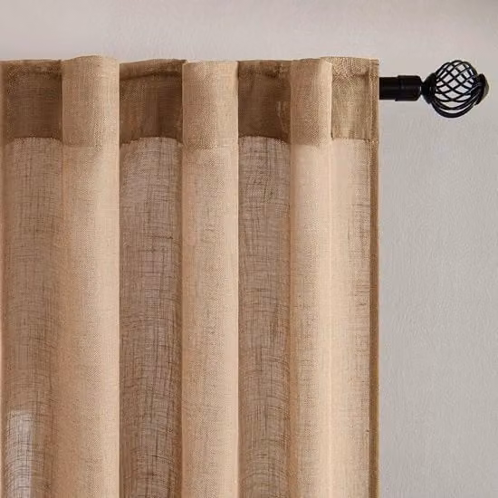 Veli con cordoncino pieghevole - Moderno - 2 pezzi - Marrone - 260 x 140 cm
