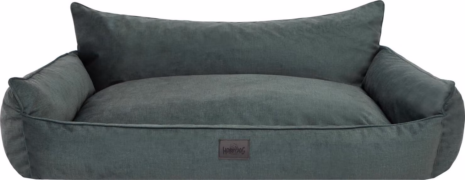 Cuccia per cani, cestino per cani, divanetto per cani, cuscino per cani, lettino per animali, posto letto, materasso per cani, lavabile - Joker - 64 x 49 cm [Taglia: L] - Verde Fancy