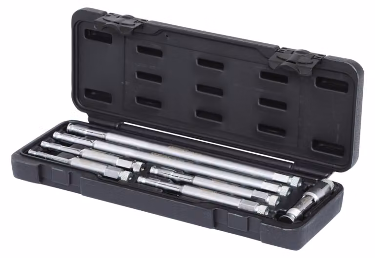 KS TOOLS Set di 7 pezzi per la filettatura di candele e candelette - 150.6500