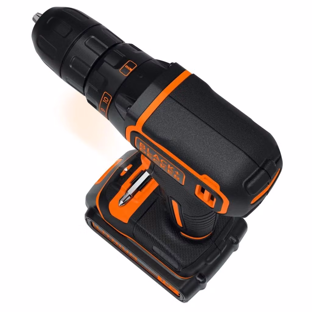 Trapano ricaricabile Black+Decker BDCDC18KB-QW Nero e Arancione – 2