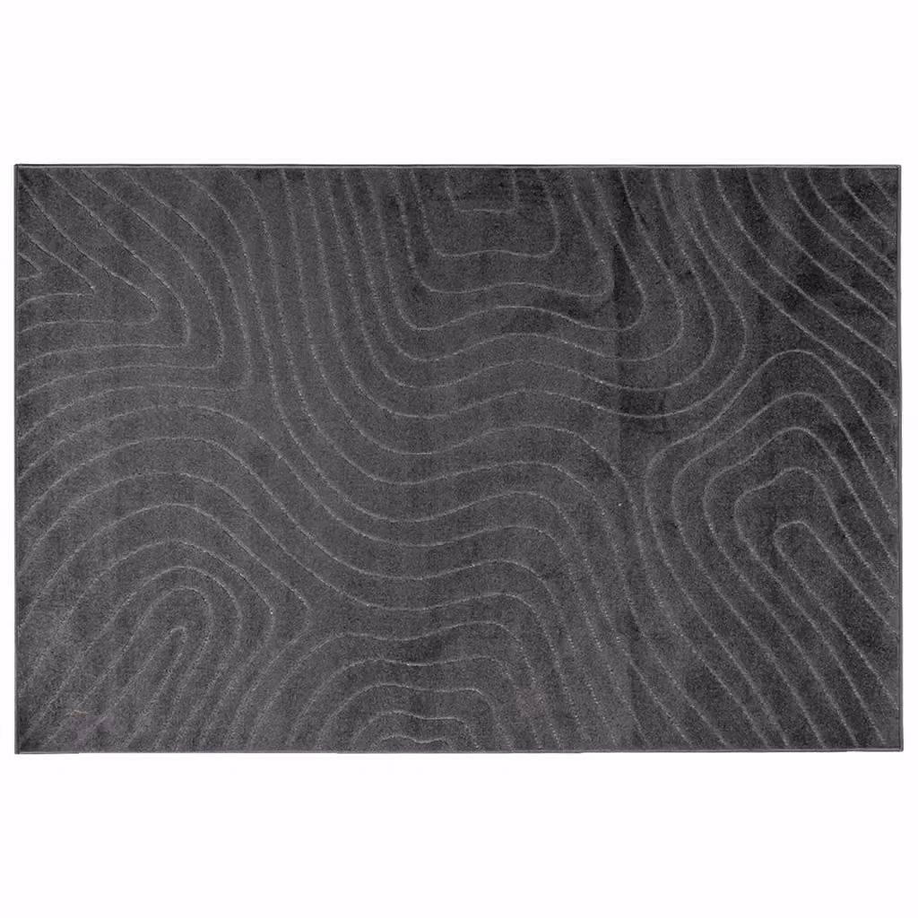 Tappeto vidaXL PALMERAS Antracite in Poliestere per Interno ed Esterno L: 340 cm, P: 240 cm – 2