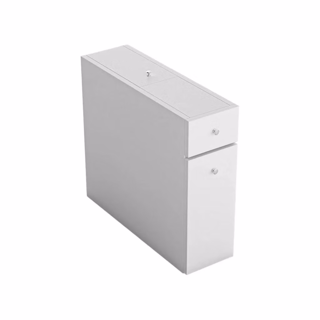 Mobile sottolavabo Isidora DMORA bianco moderno con ante e cassetti L 60 x P 20 x H 55 cm – 2
