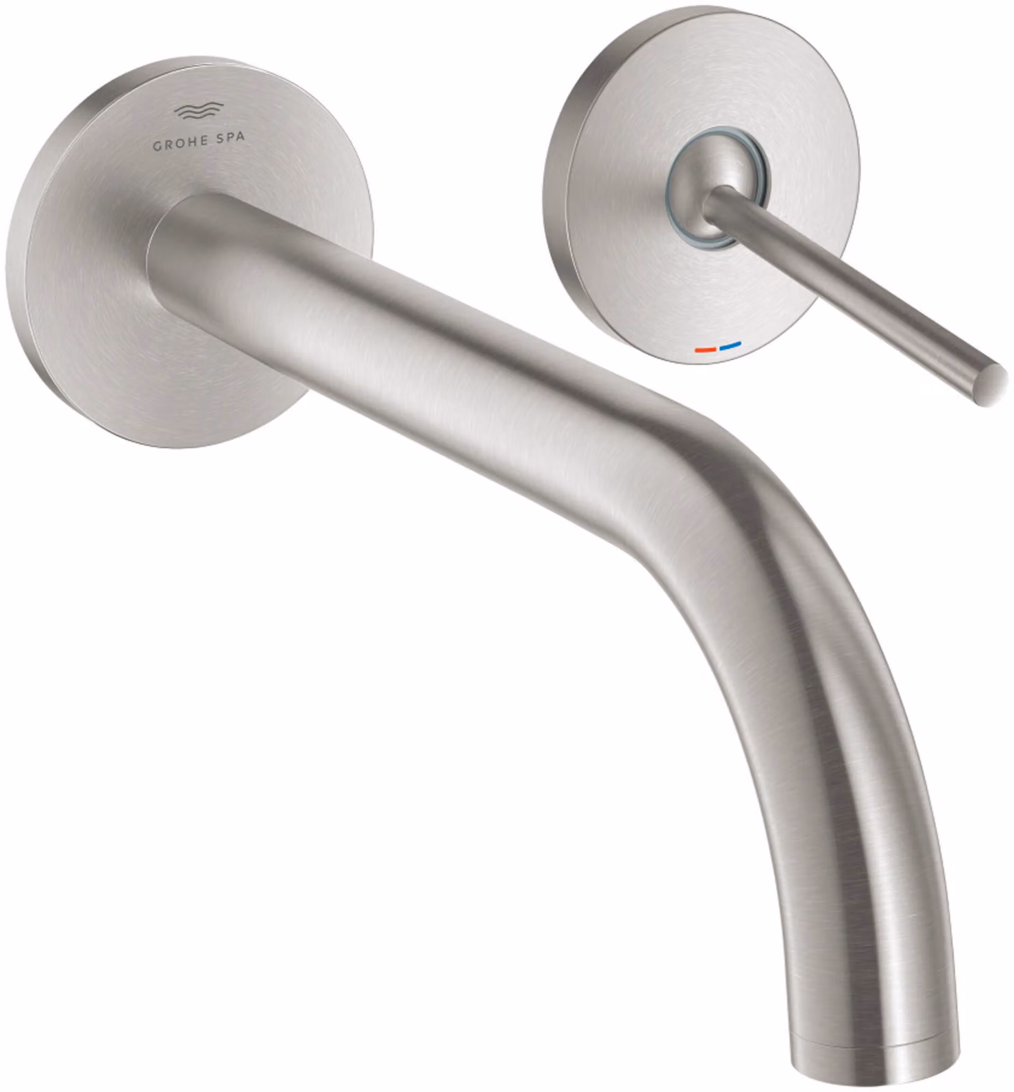 miscelatore a parete per WC a 2 fori ATRIO FMS, sporgenza 221 mm supersteel supersteel