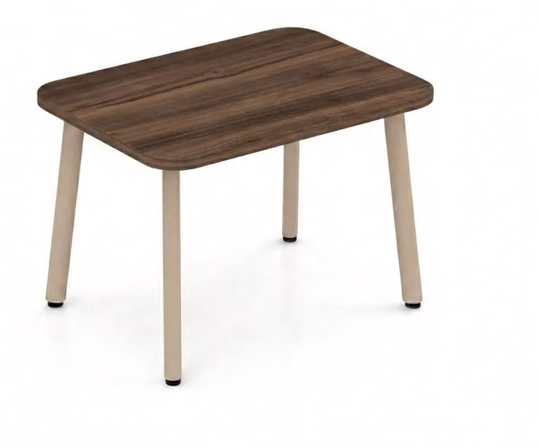 Tavolino da soggiorno design, colore marrone, elegante e moderno