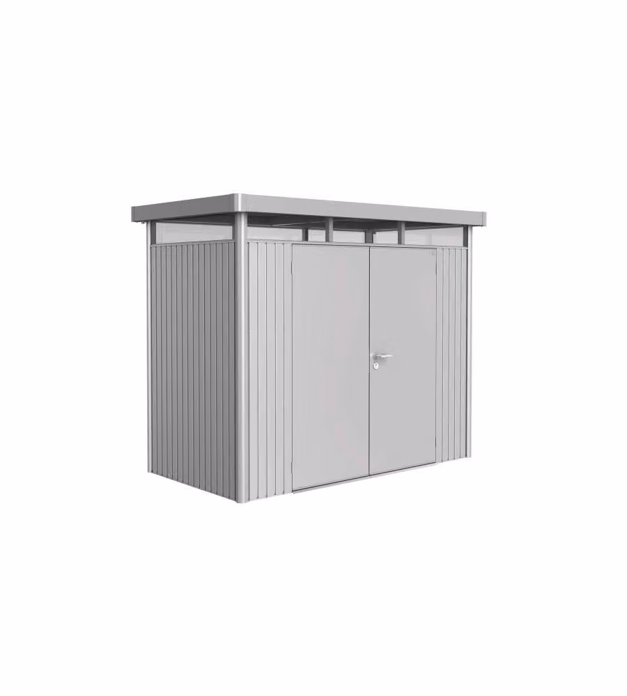 Casetta HighLine Misura H1 argento met, porta a due battenti