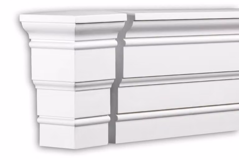 Elemento terminale Profhome 404332 Cornice di facciata in stile classico