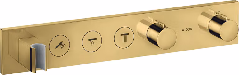 hansgrohe AXOR ShowerSolutions module de thermostat Select 530/90, encastré, 3 consommateurs, set complet, 18356990, 18356990