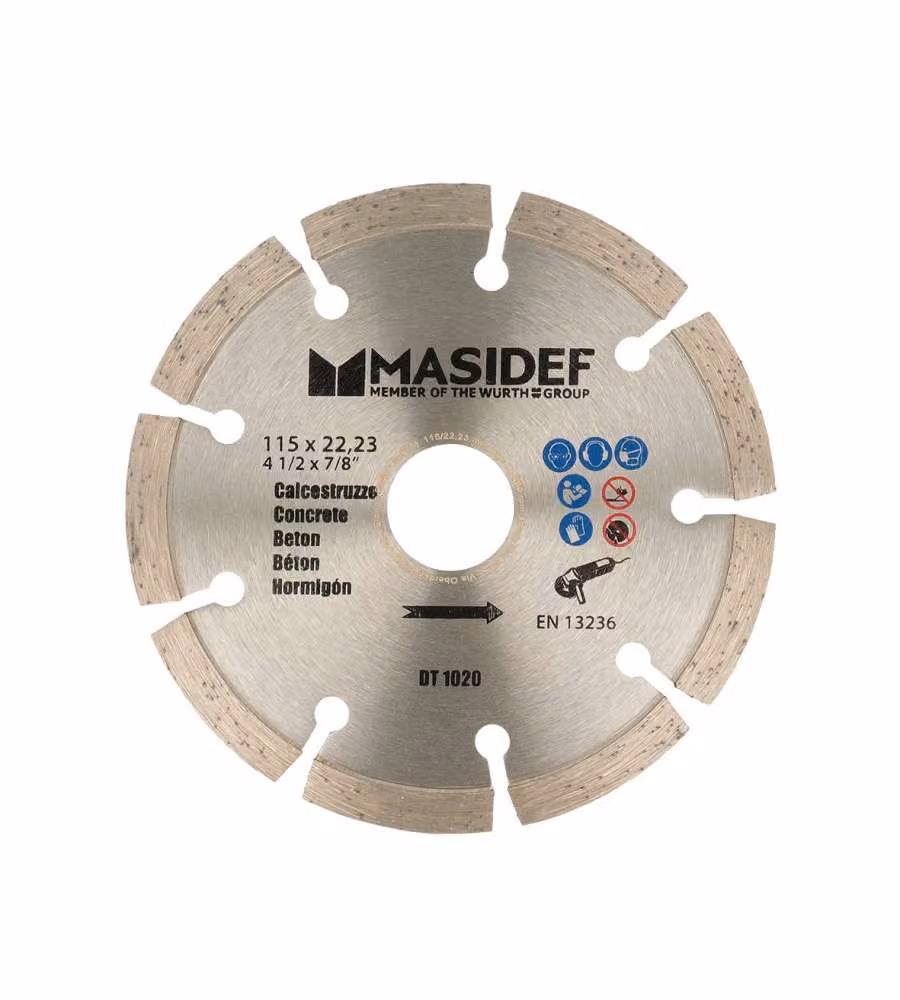 Disco da taglio 115X2,0MM diamantato con corona lama segmentata per calcestruzzo