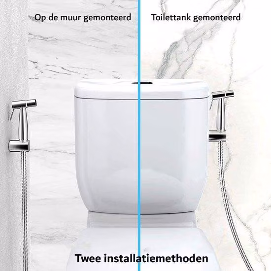 Set doccetta per bidet in acciaio inossidabile resistente alle macchie