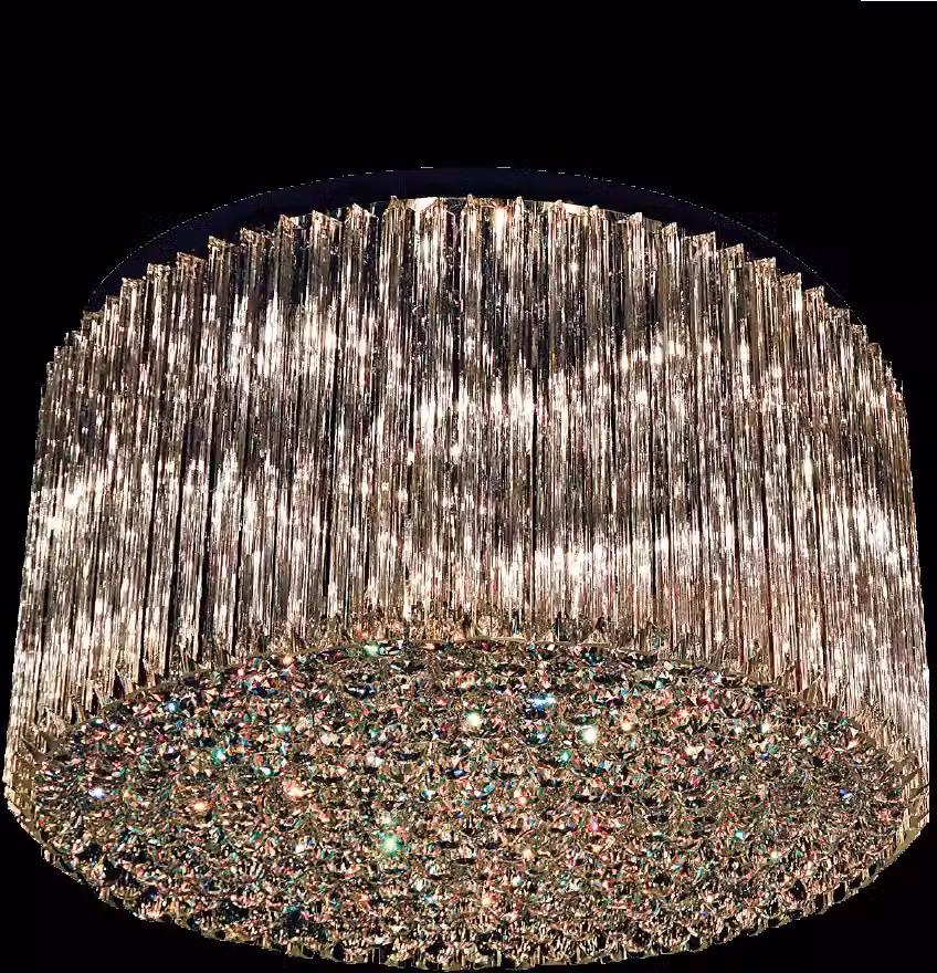 Kronleuchter Deckenleuchter Luxus Gold Deckenlampe Lüster Kristall