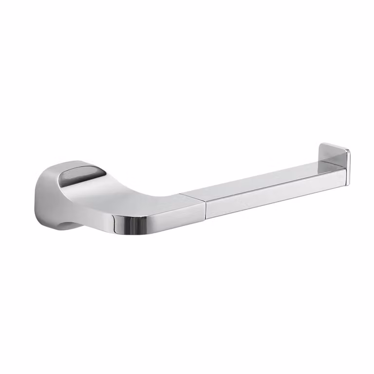 Portarotolo da muro in acciaio inox e Cromall ST24 Gedy serie STELVIO Cromato