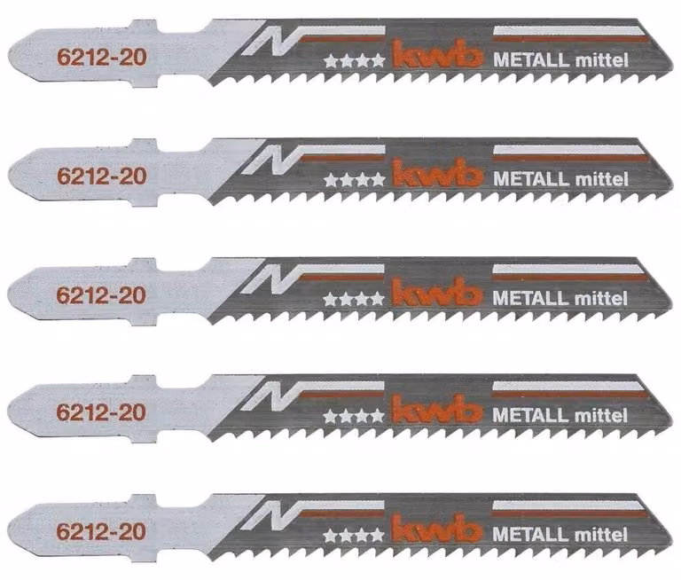Lame per seghetto bi-metalliche per metallo - Ideali per tagli di precisione - Set da 5