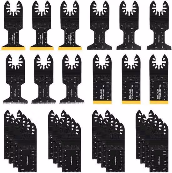 Set di utensili universale da 28 pezzi con lame resistenti in metallo, legno e plastica