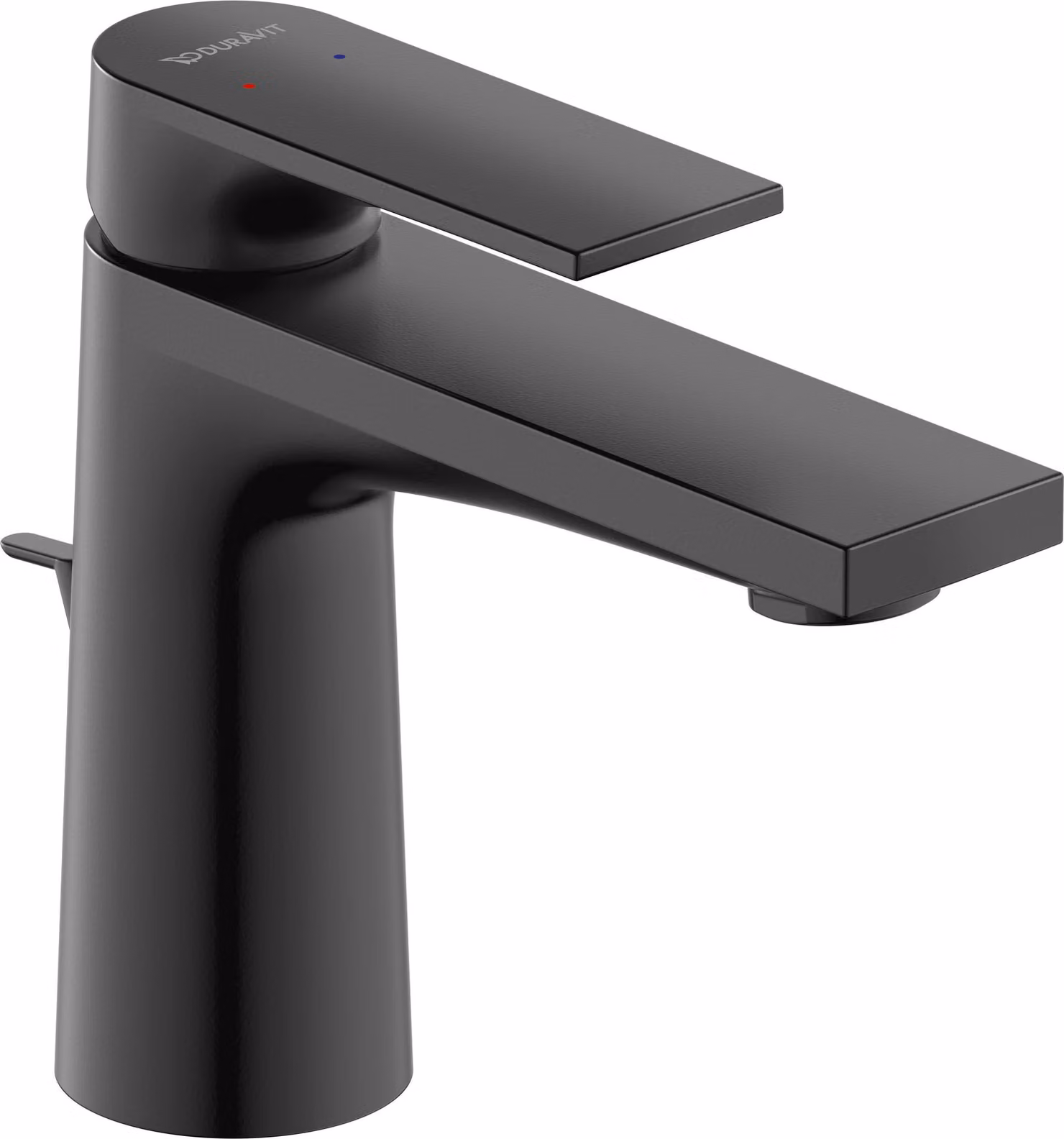 Duravit Tulum Mitigeur monocommandé pour lavabo S, saillie 110mm, avec tirette garniture d'écoulement, TU1010001046, TU1010001046