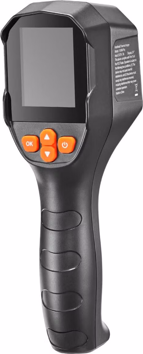 Termocamera, TISR Super Resolution 240x180, termocamera con fotocamera visiva da 2 MP, risoluzione IR 96x96, frequenza di aggiornamento 25 Hz, da -4 °F a 1022 °F, 4 modalità immagine e 6 tavolozze di colori