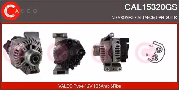 Alternatore 105A