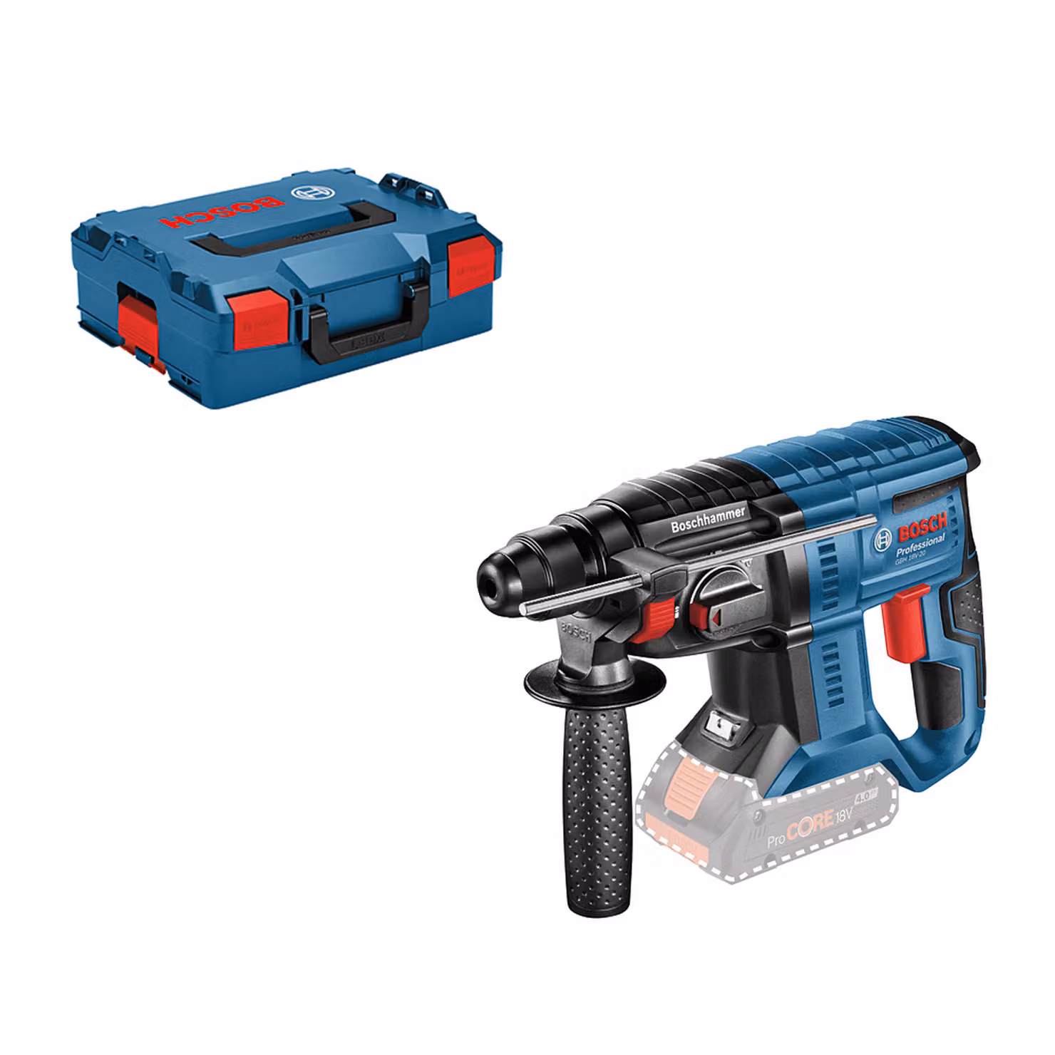 BOSCH GBH 18V-20 Professional Akku-Bohrhammer 18,0 V