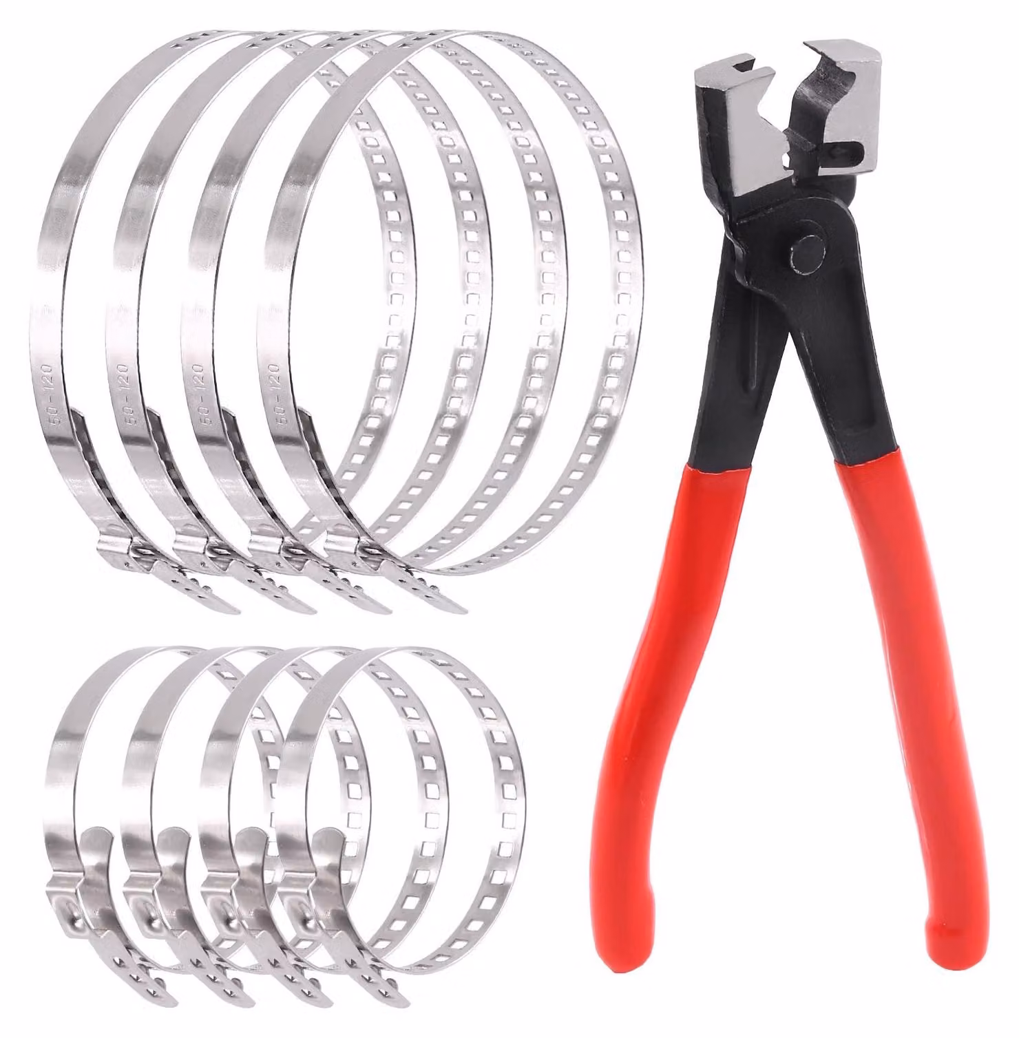 Solidchoice - Set di 9 pinze multifunzione per tubi, con morsetti in acciaio inossidabile