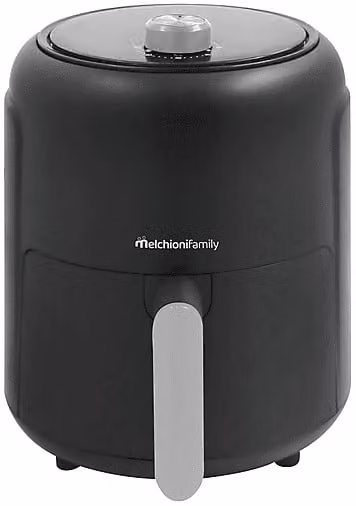 Melchioni Family Sofia Friggitrice ad Aria, Capacità 2,5 l, Potenza 1000 W, Nero