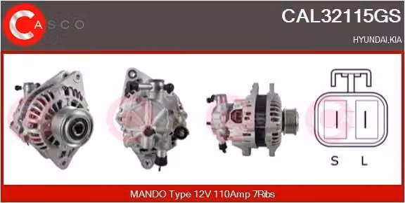 Alternatore 110A