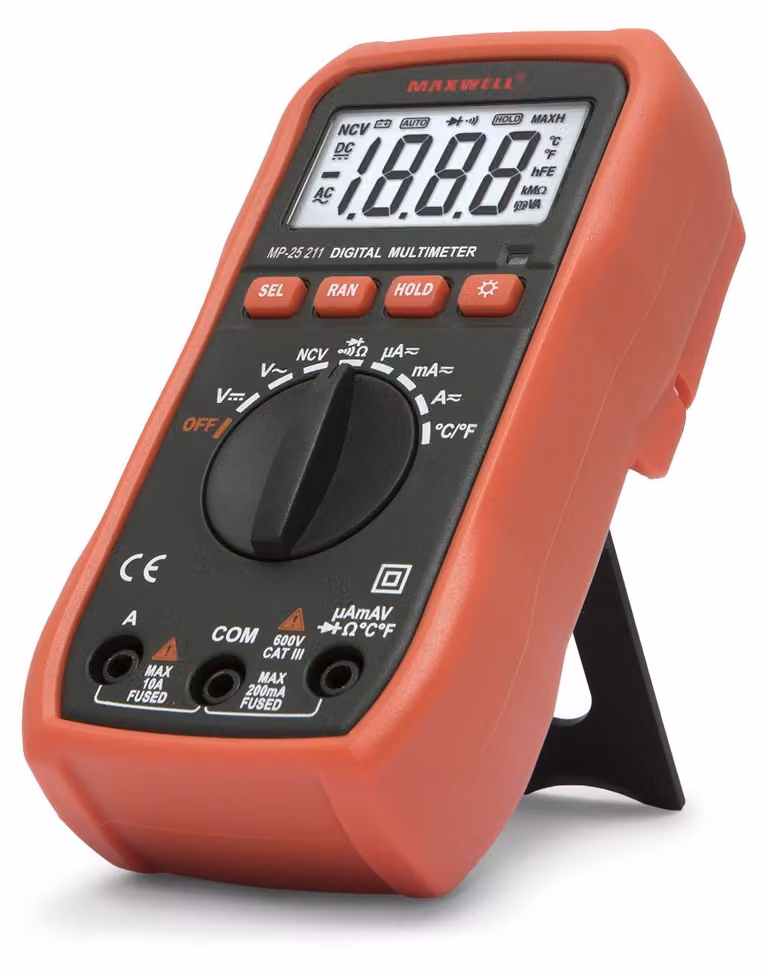 CB Elektro Multimetro digitale MP 25 211 MAXWELL (GLOBIZ)