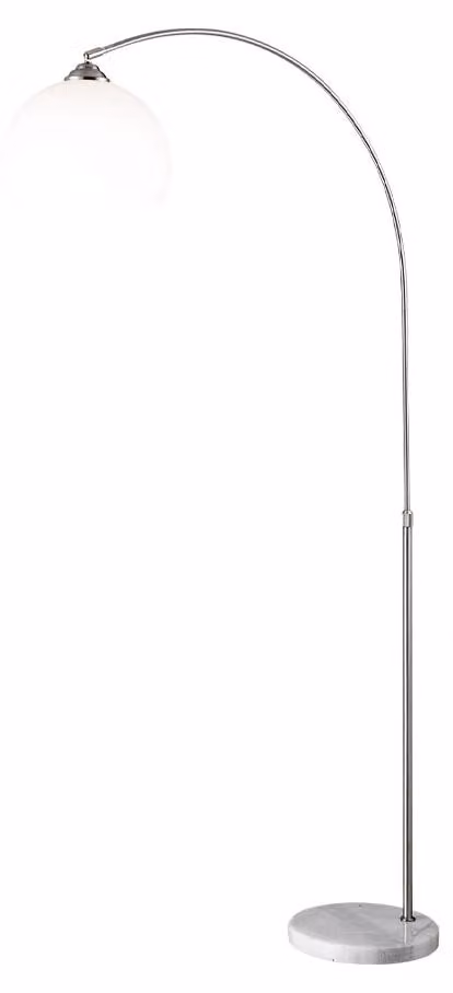 Elegante lampada da terra a LED con base in marmo