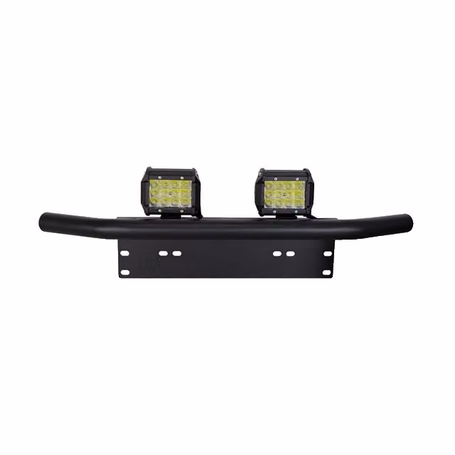 Portatarga, striscia luminosa a LED, fari fuoristrada, supporto per spot n da 4"