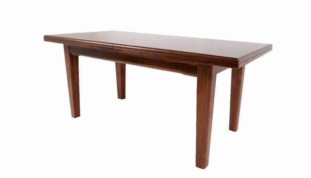 Tavolo allungabile Ligure Effezeta Italia in legno color noce
