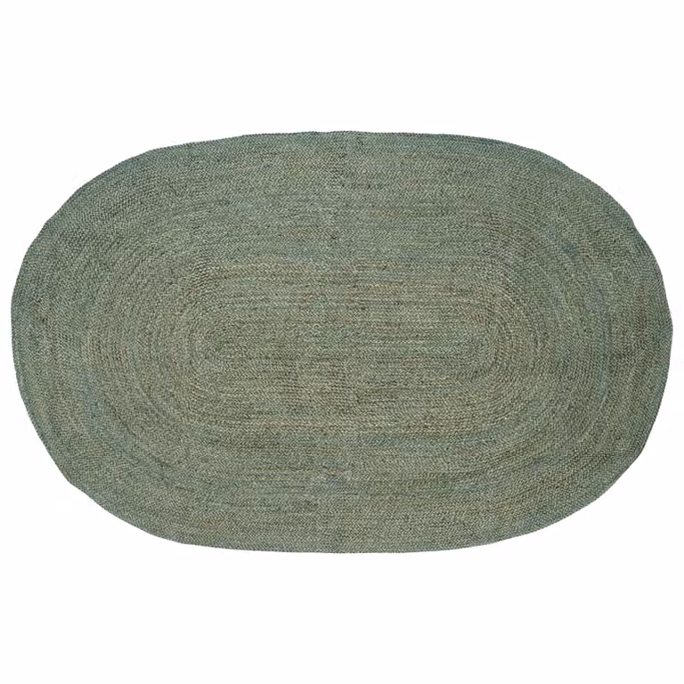 Tappeto in juta vidaXL verde oliva per soggiorno e camera da letto L: 152 cm x P: 245 cm