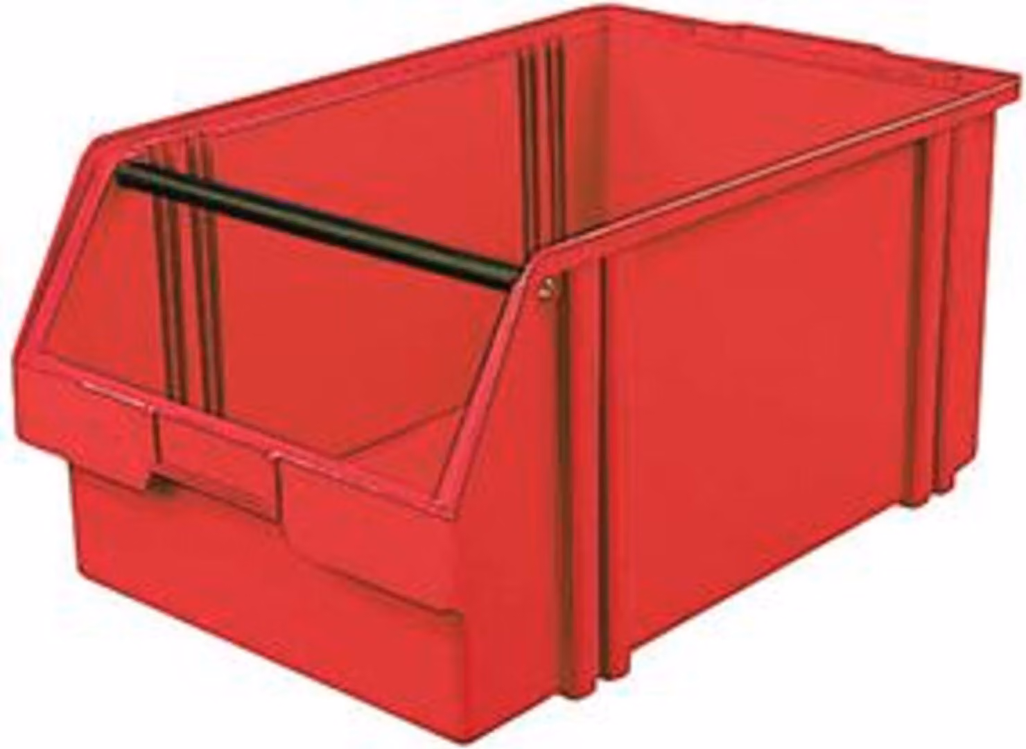 LA-KA-PE scatola portaoggetti aperta L 500 / 450 x L 300 x H 230 mm rosso - LK1A ROT