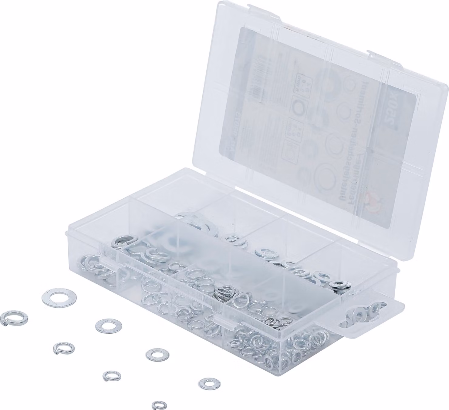 Rondelle elastiche / assortimento di rondelle | Ø 4 - 8 mm | 250 pz.