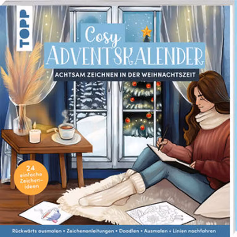 Calendario dell'avvento accogliente