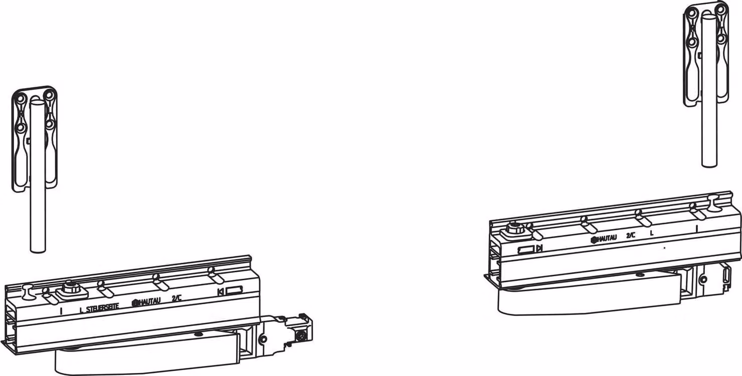 HAUTAU ATRIUM HKS 160 S senza chiusura centralizzata, destra, 160kg, 1 scatola base